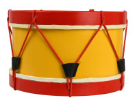 Sond Bombo Tradicional Nº 2 Vermelho/Amarelo Sond Bombo Tradicional Nº 2 Vermelho/Amarelo